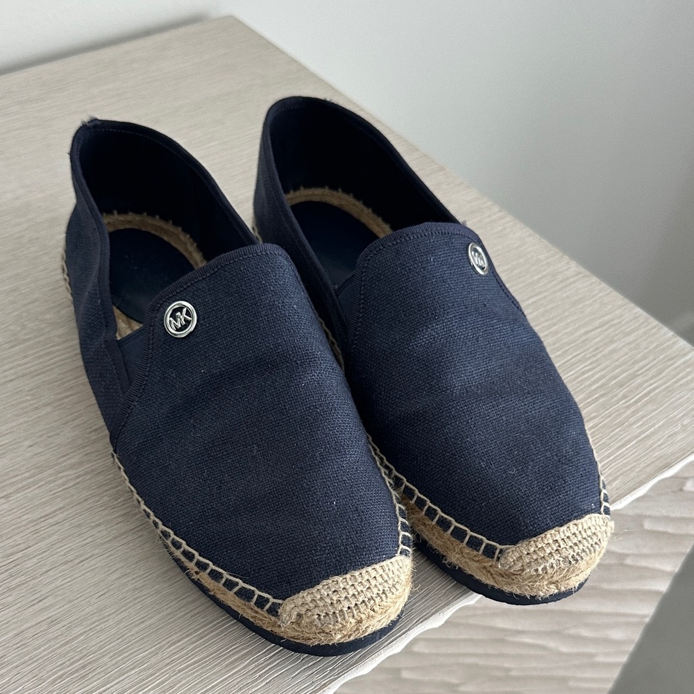 Michael Kors Navy Espadrilles